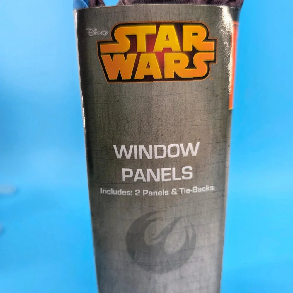 Disney Star Wars Rebels Window Panels Microfiber Drapes 42x63 2 Panels Tie-Backs